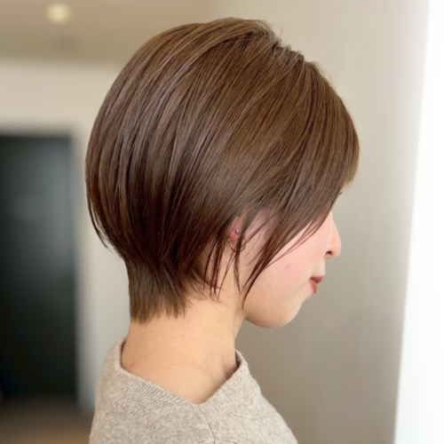 イメチェンにもおすすめ！大人女性の上品ショートボブ【大阪梅田】