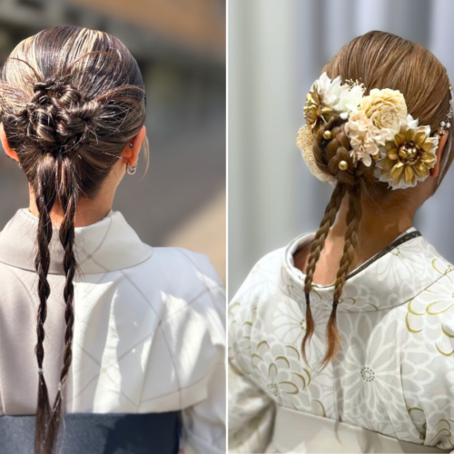 夏祭り・浴衣のアレンジもおまかせ下さい♪天神祭・淀川花火大会のアレンジならジエクト【大阪｜江坂】